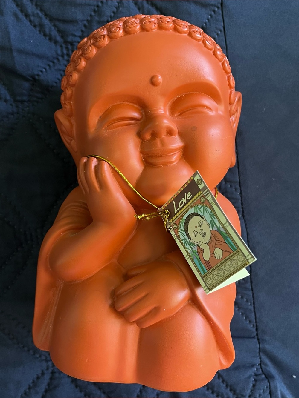 Brand New/Never Used Vintage Collectible Laughing Baby Buddha Bank